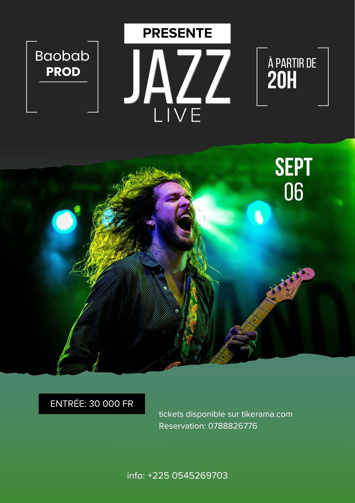 Jazz live : CAsINE du Sofitel ivoire