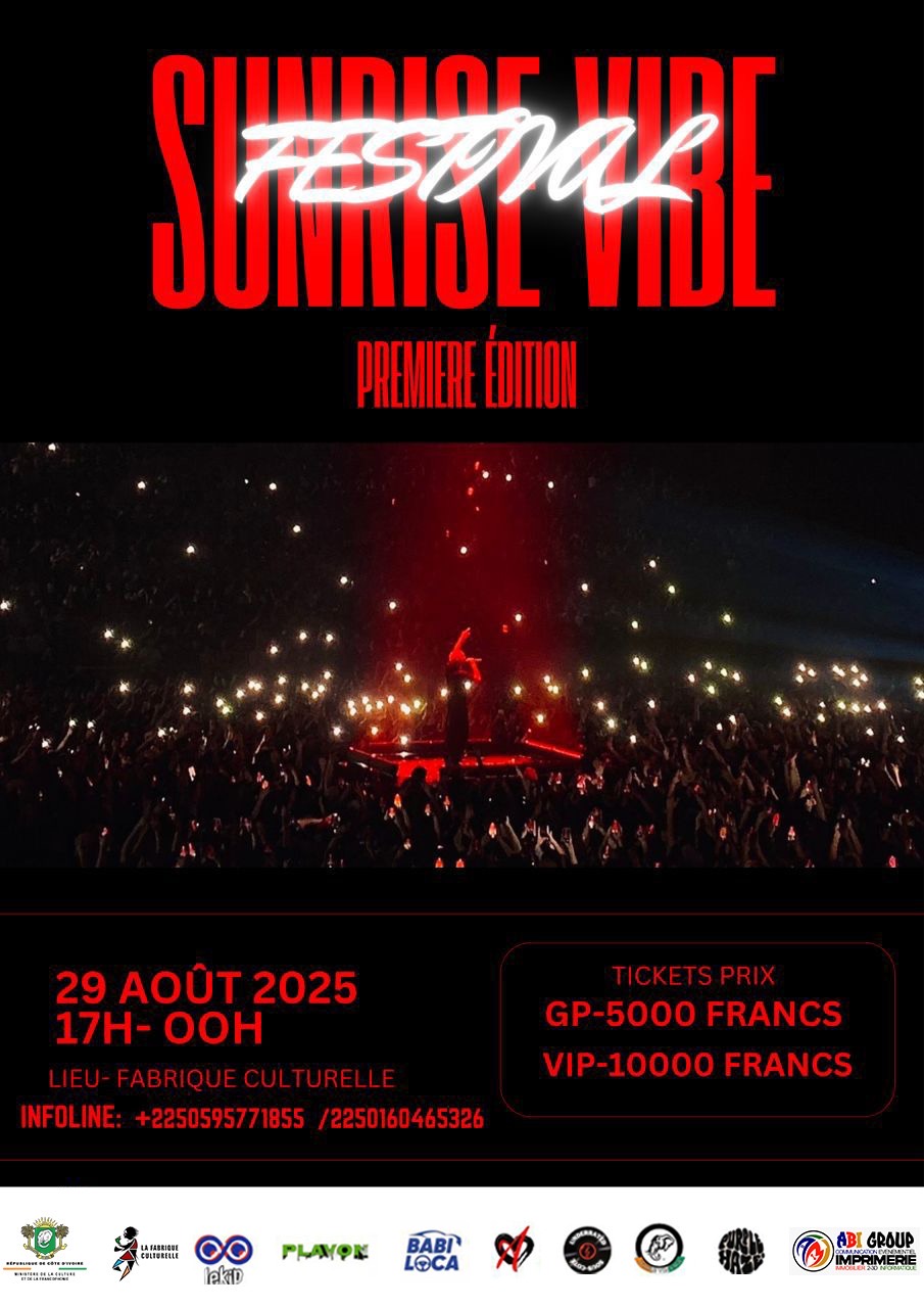  Achetez des tickets pour Sunrise Vibe Festival et profitez comme jamais auparavant.