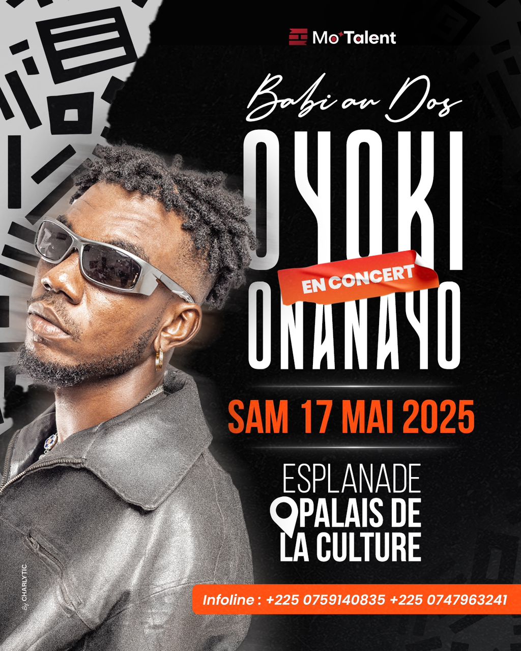 Oyoki Onanayo en concert : Palais de la culture