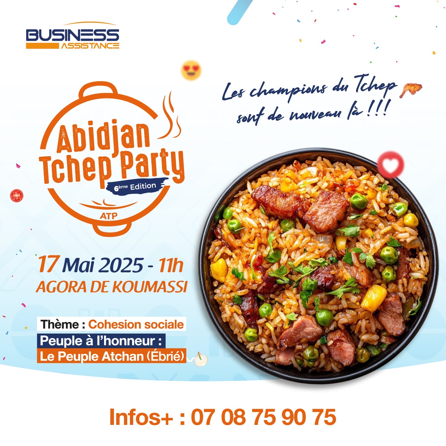  Achetez des tickets pour Abidjan Tchep Party et profitez comme jamais auparavant.