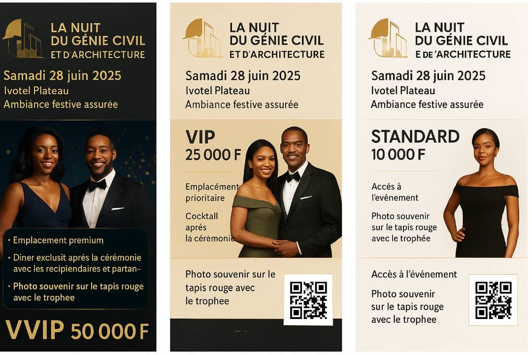  Achetez des tickets pour Archi BTP Awards et profitez comme jamais auparavant.