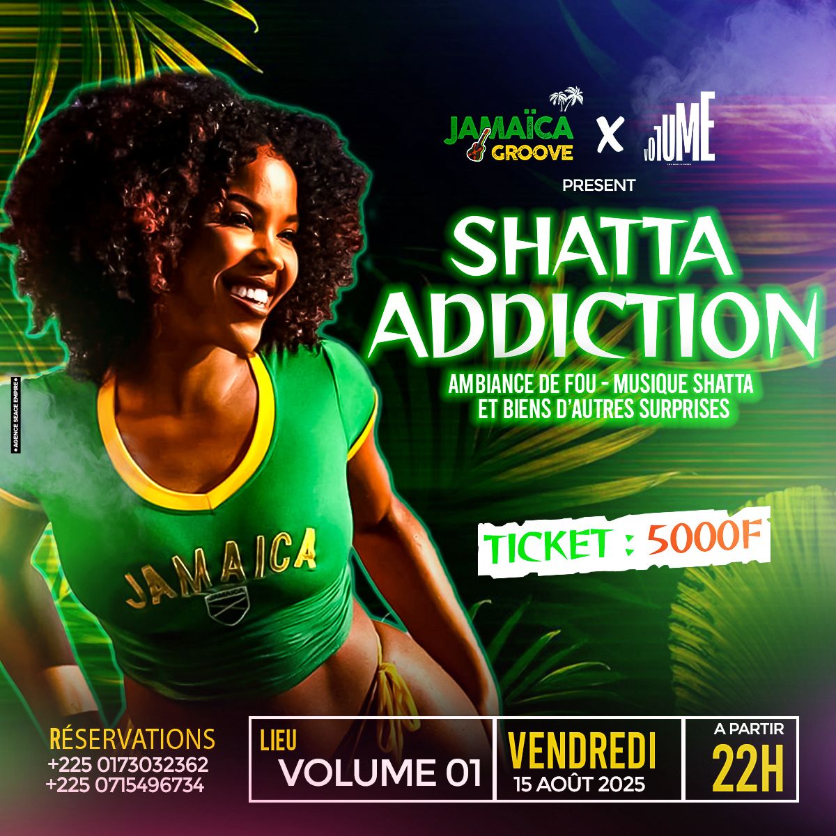  Achetez des tickets pour Shatta addiction et profitez comme jamais auparavant.