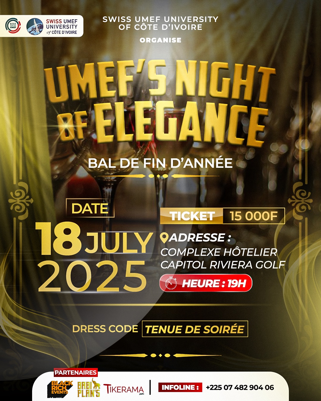  Achetez des tickets pour Umef’S Night Of Elegan... et profitez comme jamais auparavant.