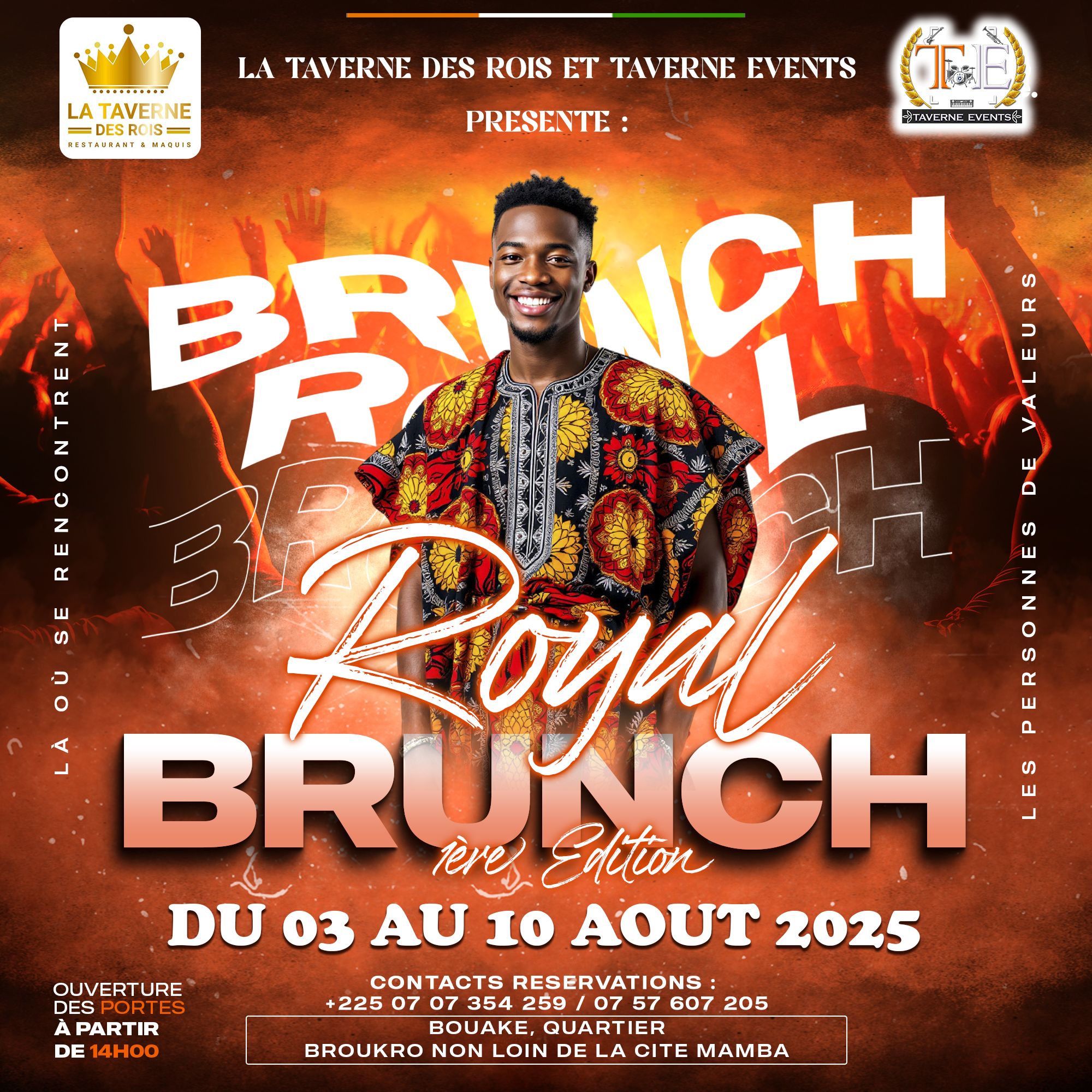 ROYAL BRUNCH : Ville de BOUAKE, Quartier broukro non loin de la cite mamba