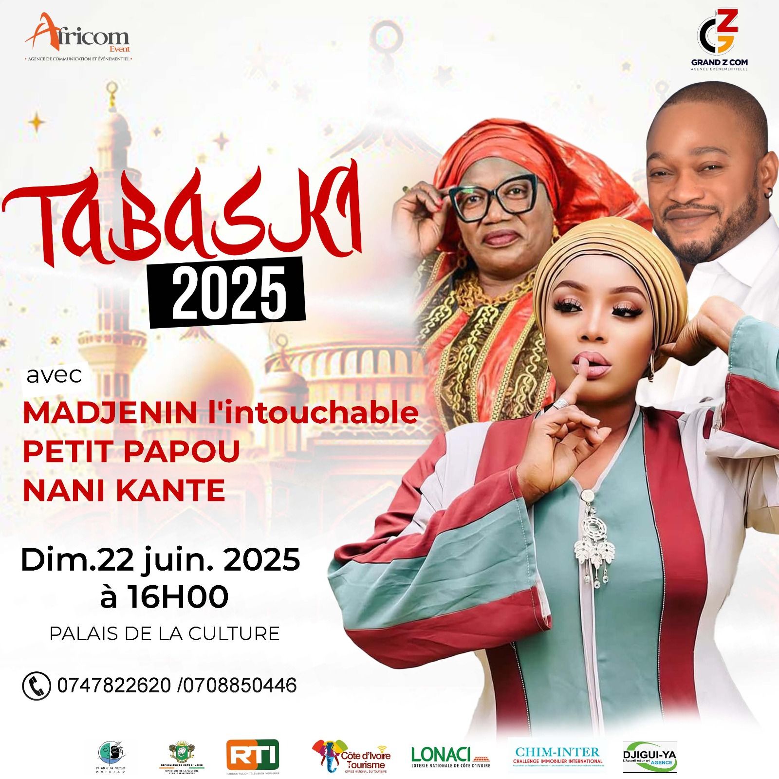  Achetez des tickets pour TABASKI 2025–LE GRAND ... et profitez comme jamais auparavant.