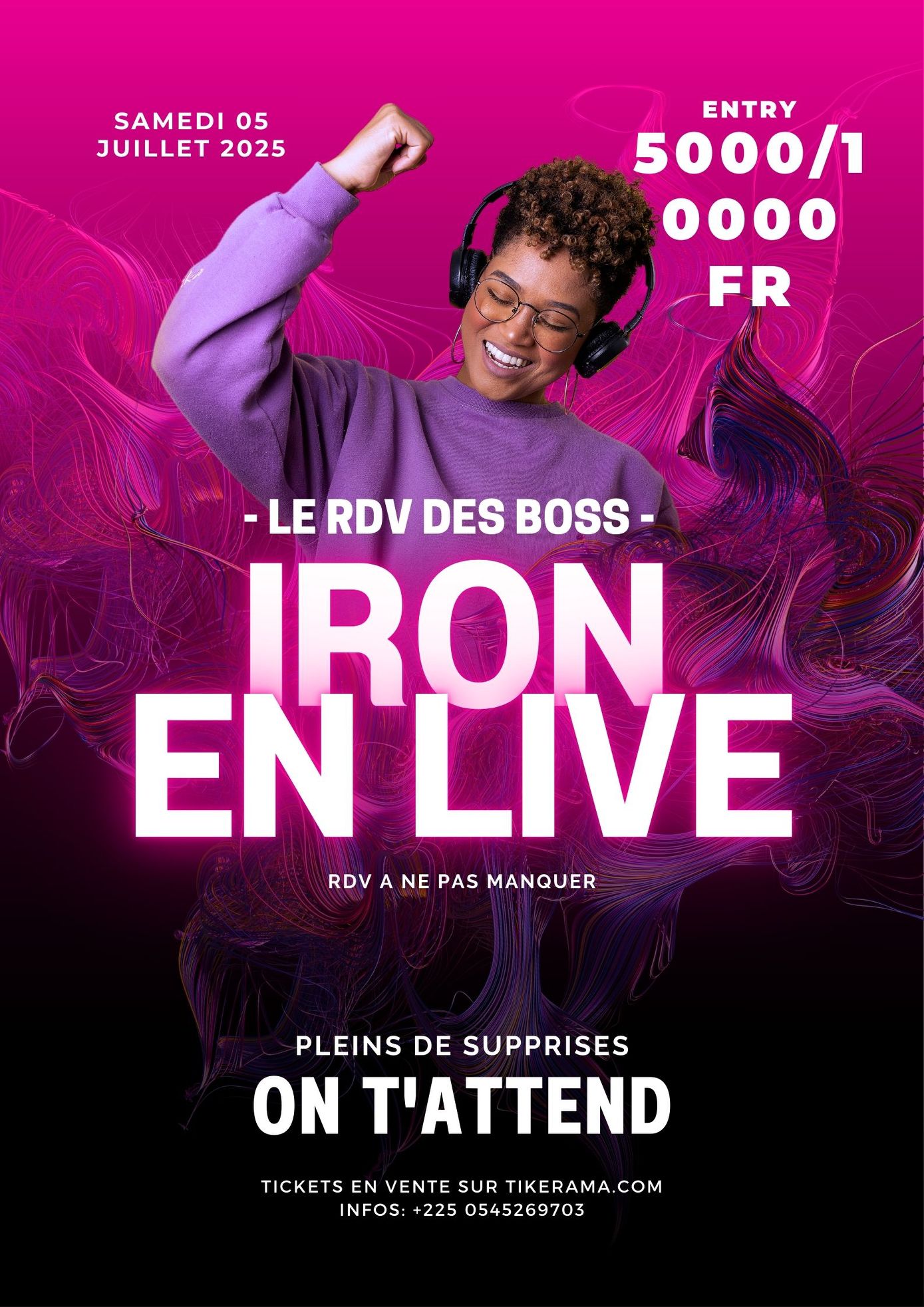  Achetez des tickets pour Concert de Iron le rappe... et profitez comme jamais auparavant.