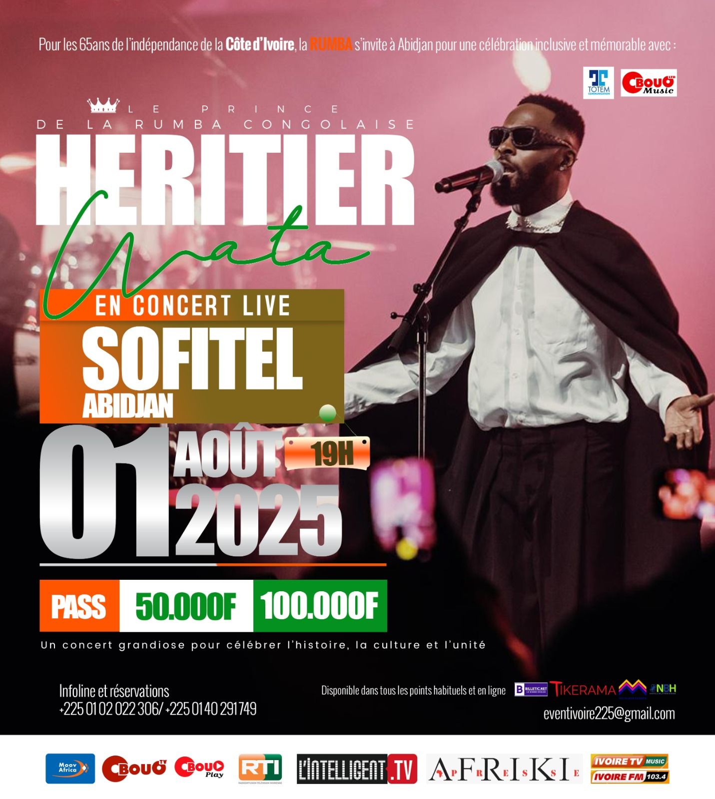  Achetez des tickets pour HERITIER WATA DE RETOUR ... et profitez comme jamais auparavant.