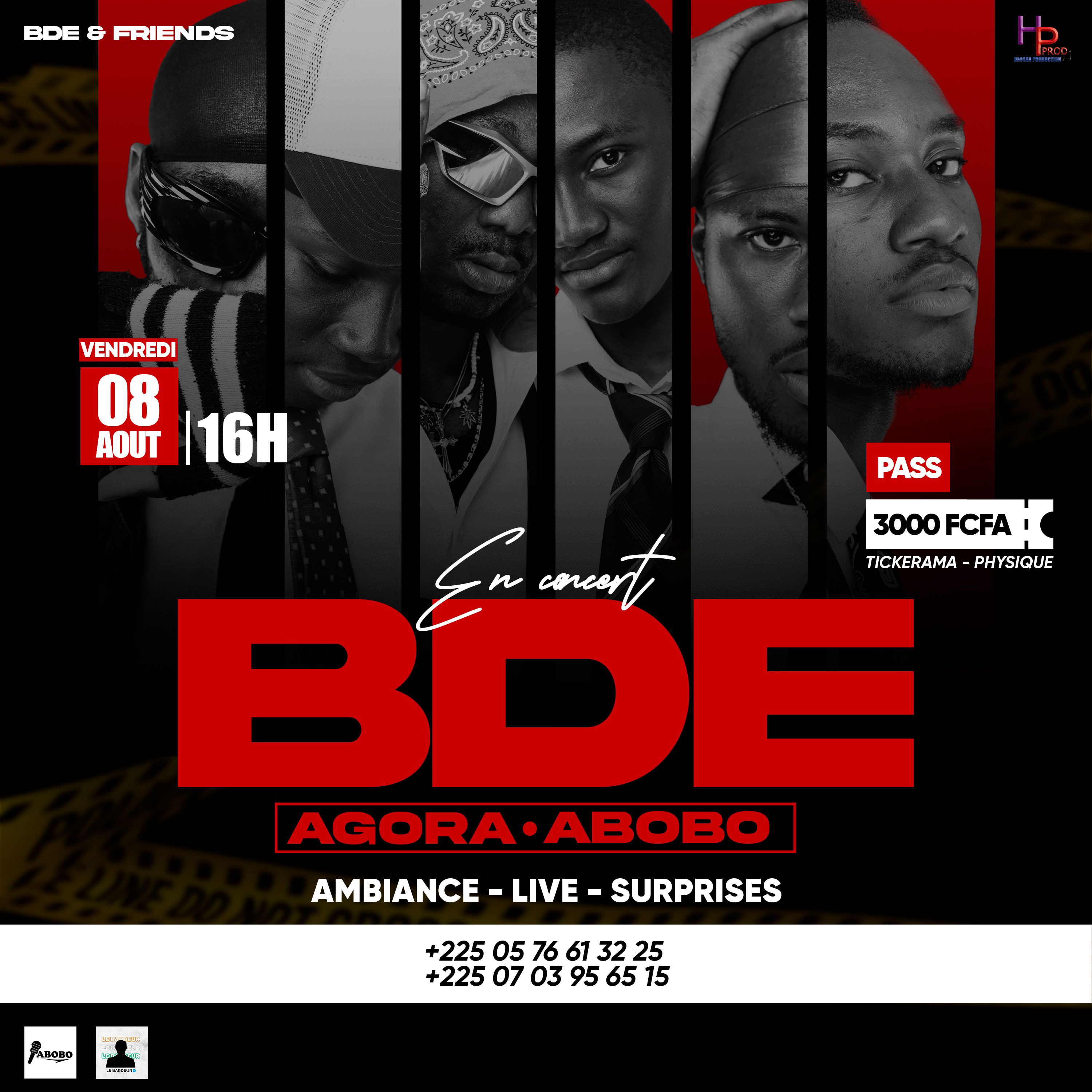  Achetez des tickets pour BDE en concert et profitez comme jamais auparavant.