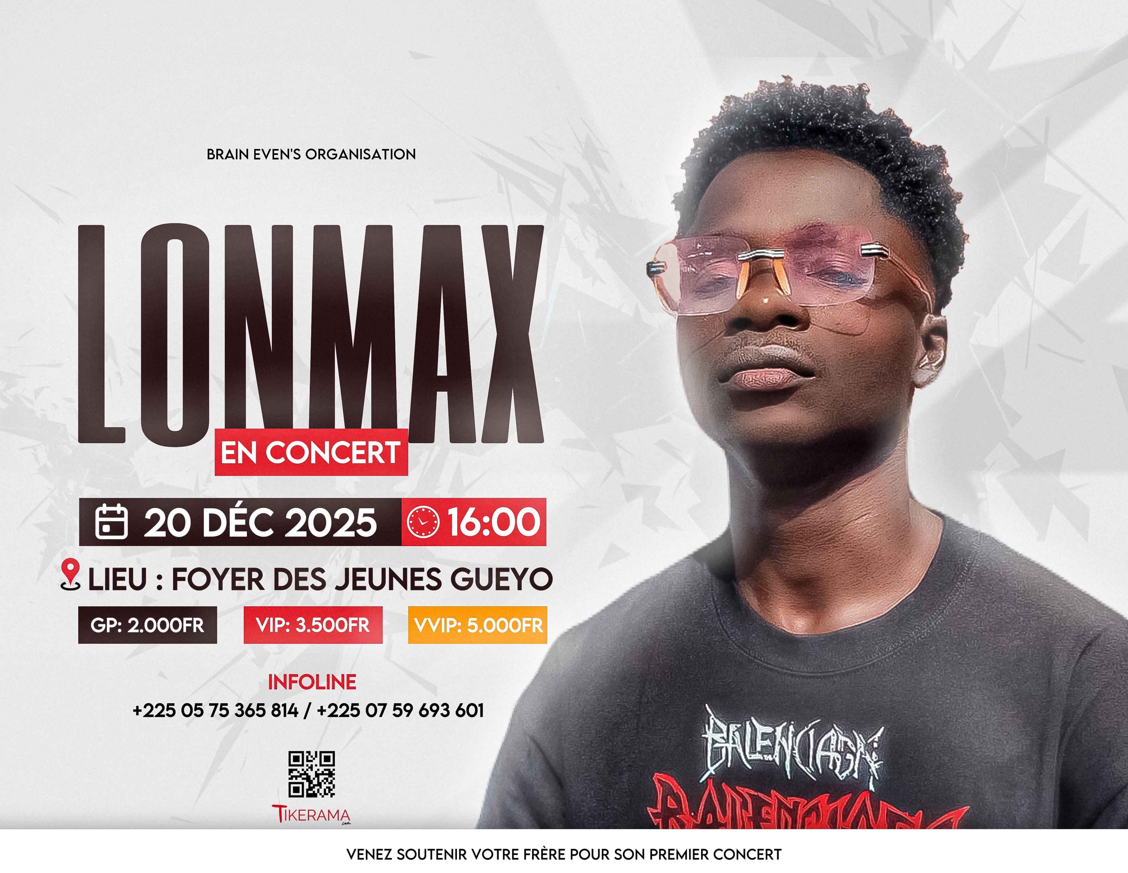 Achetez des tickets pour Concert de LONMAX et profitez comme jamais auparavant.