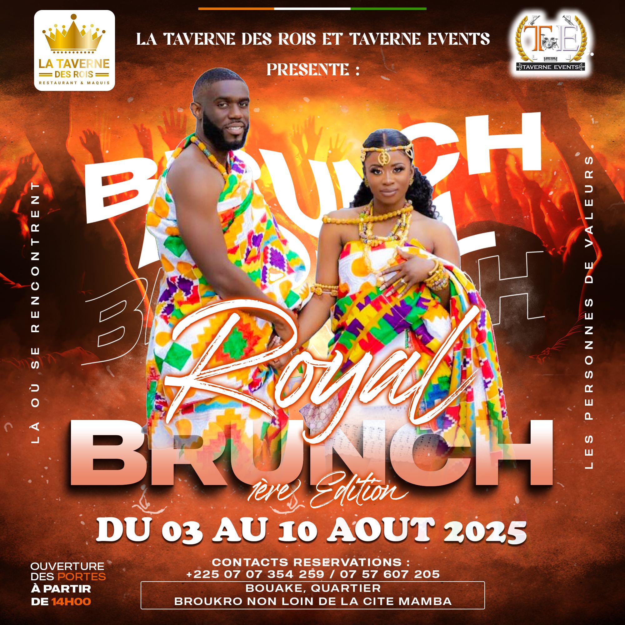  Achetez des tickets pour ROYAL BRUNCH et profitez comme jamais auparavant.