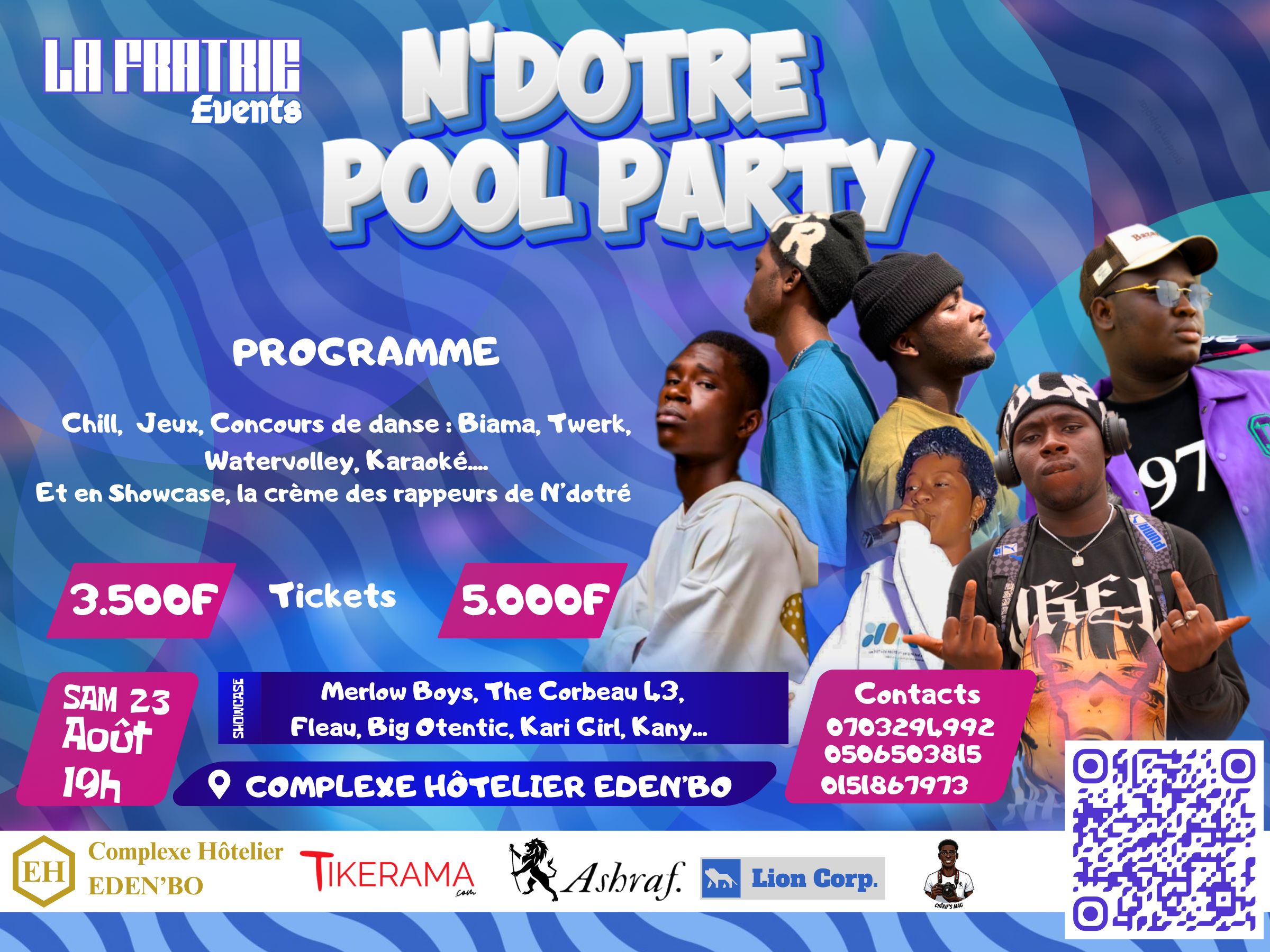  Achetez des tickets pour N'DOTRE POOL PARTY et profitez comme jamais auparavant.