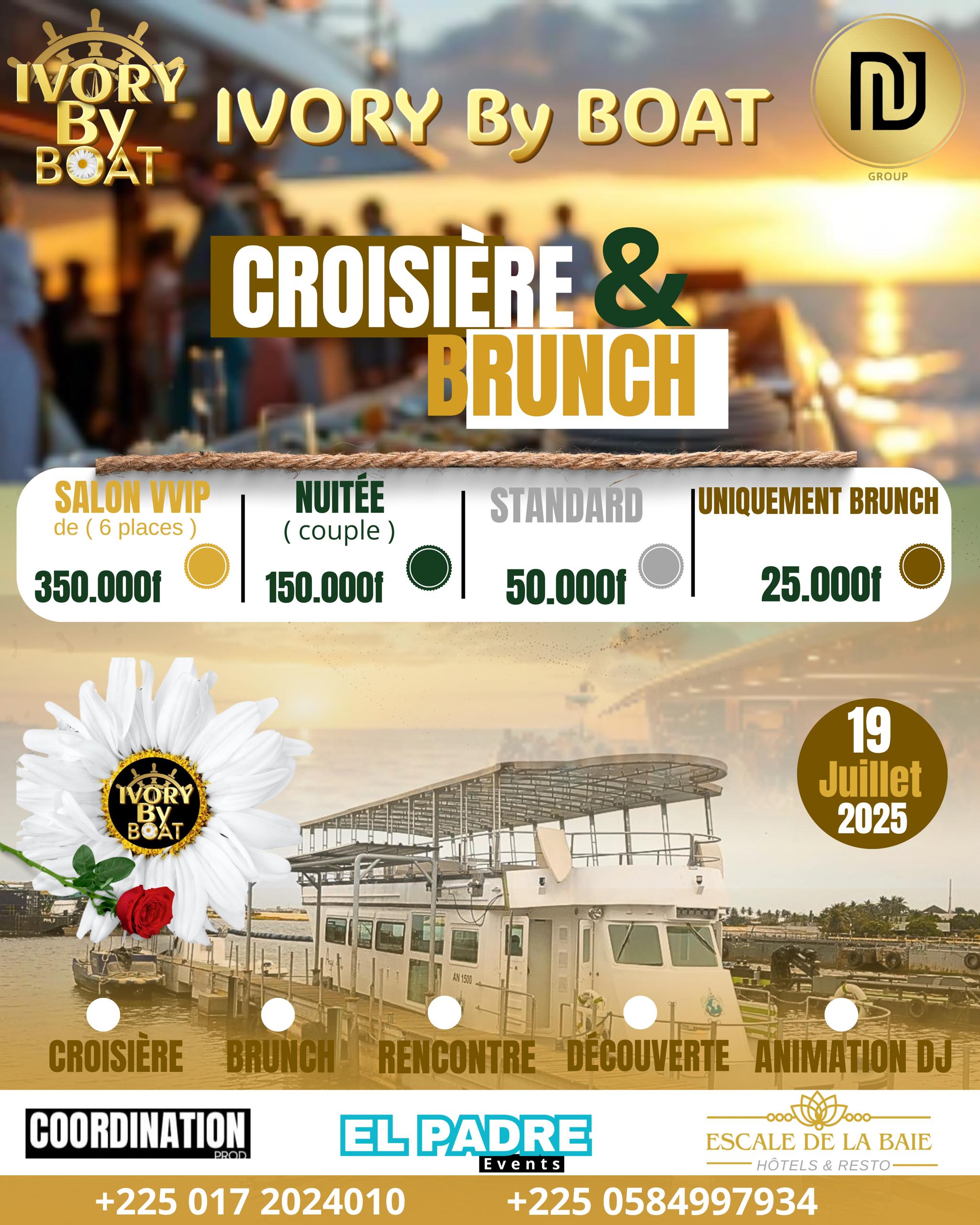  Achetez des tickets pour Ivory By Boat et profitez comme jamais auparavant.