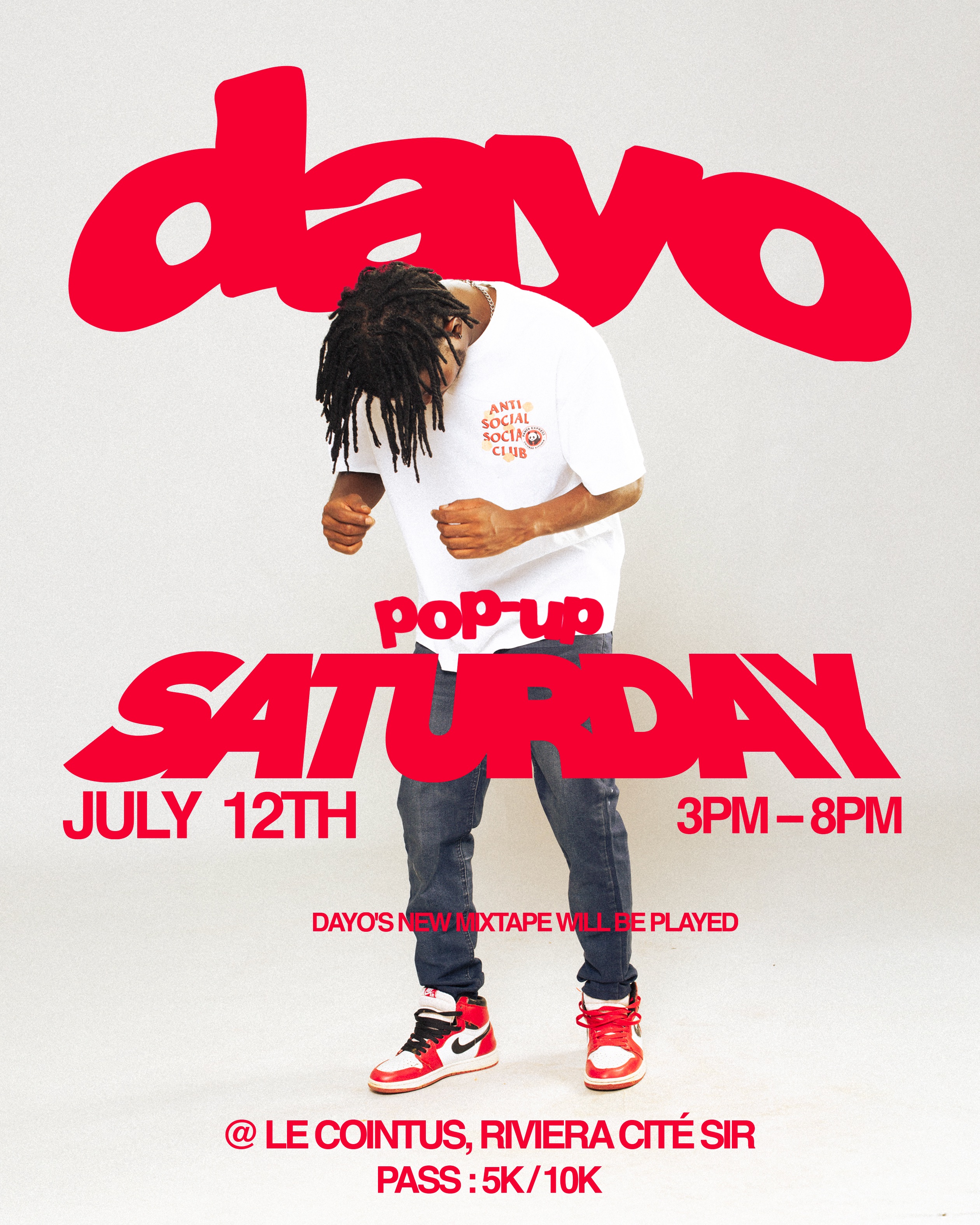  Achetez des tickets pour Dayo Lamar's Pop-up et profitez comme jamais auparavant.